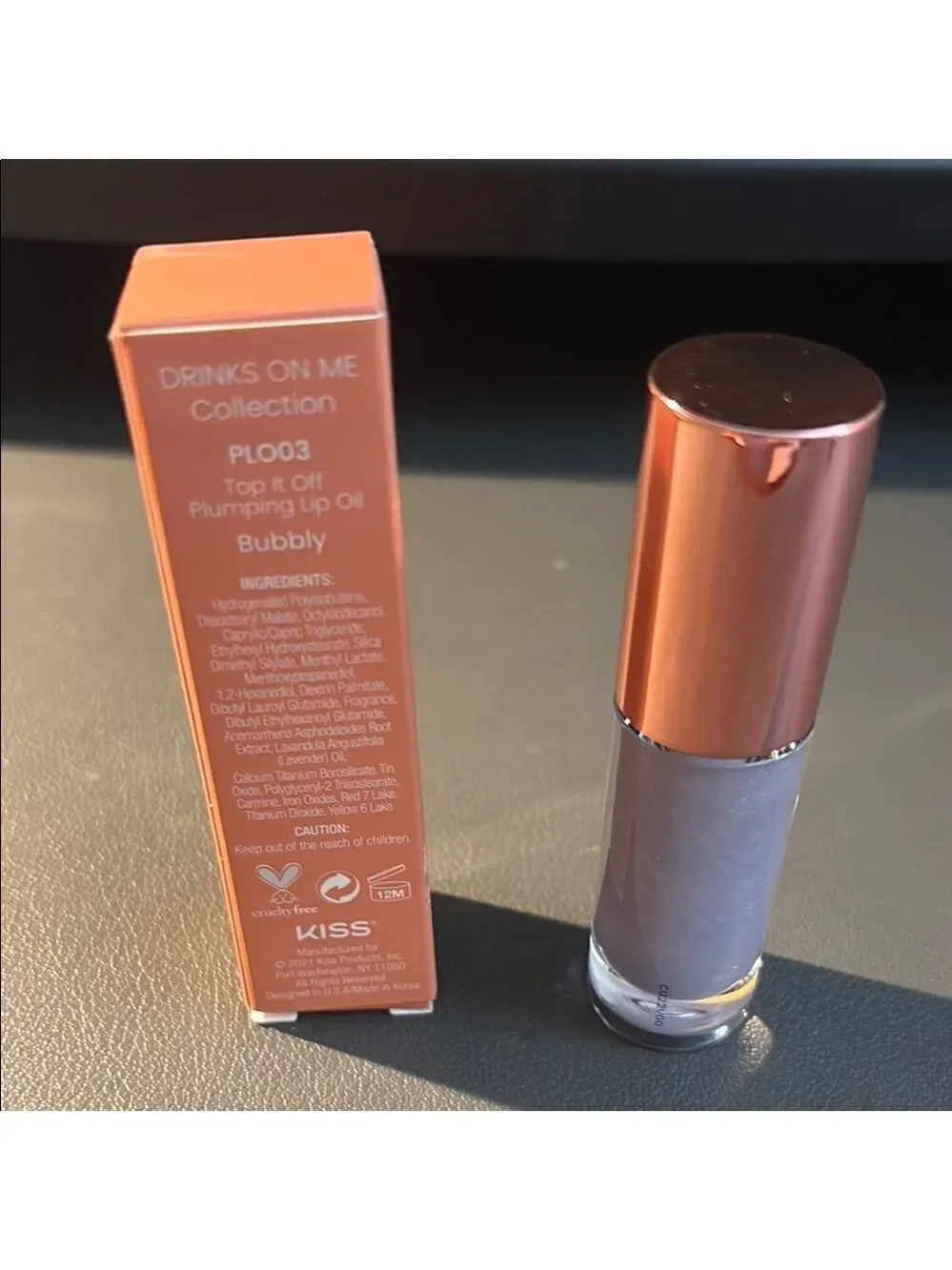 JOAH Top It Off Plumping Lip Oil in PL003 Bubbly NIB